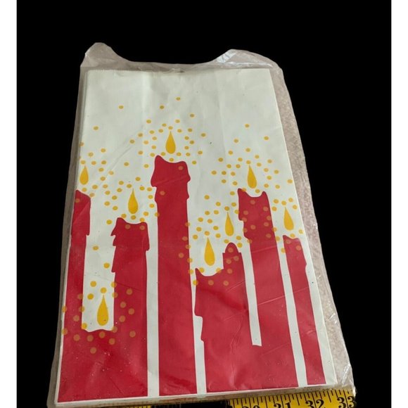 Vintage Colonial Candle Of Cape Cod Christmas Candle Luminaries Bags Set of 10 - Picture 1 of 5